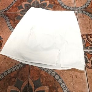 SheIn white side slit mini skirt